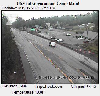 Traffic Cam US 26 at Government Camp Maint